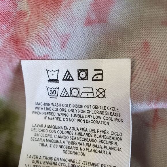 Guess Tie Dye Logo Tee Sz M - Picture 9 of 9